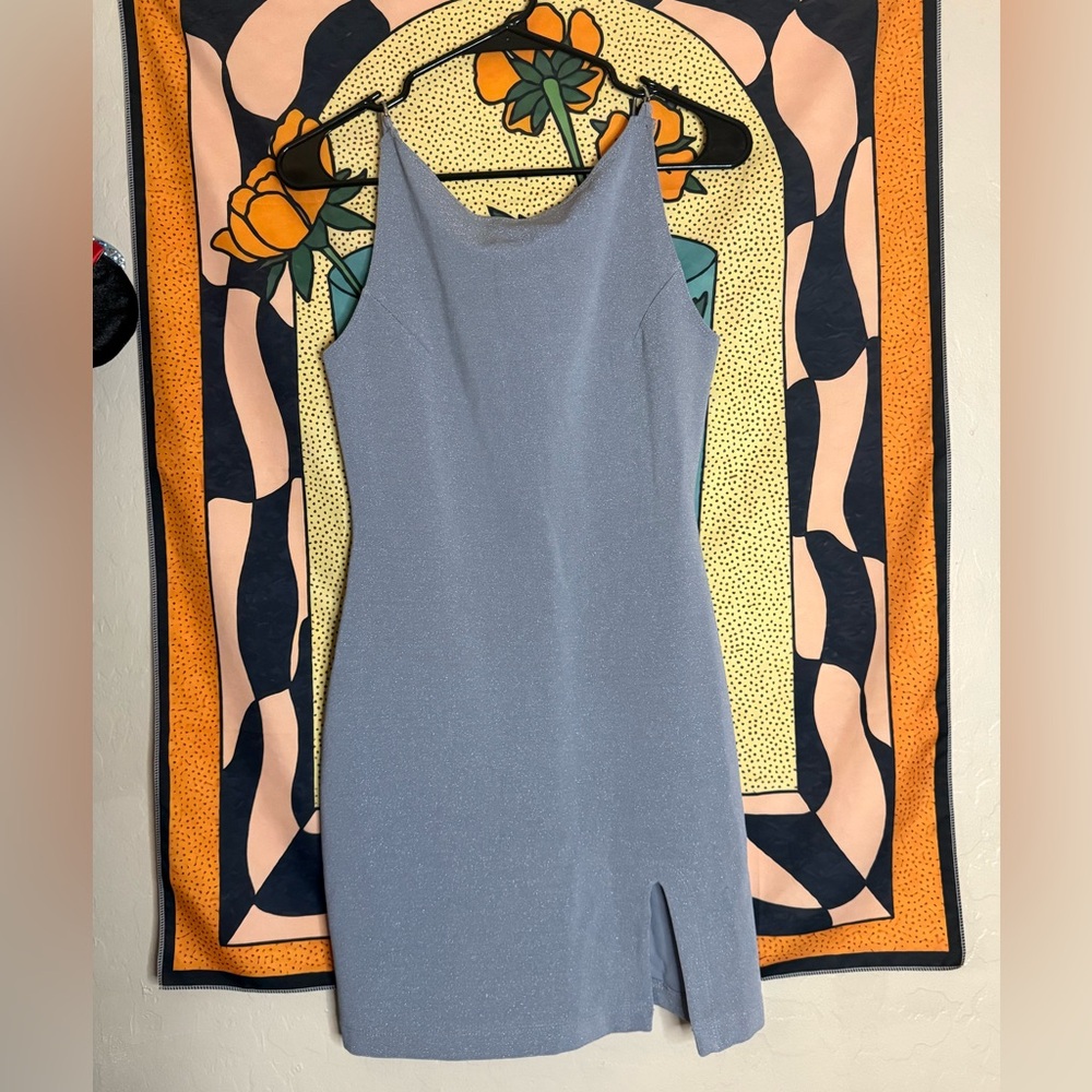 XOXO Blue Sleeveless Dress